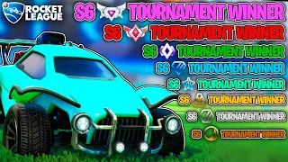 GANHEI TORNEIOS DO BRONZE AO SUPERSONIC LEGEND NO ROCKET LEAGUE (2 semanas de gravação)