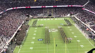 Fightin’ Texas Aggie Band Halftime  Drill w Entire Corps Block T 2019 S. Carolina Game