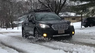 Subaru Outback - Handling in Different Winter Weather Conditions