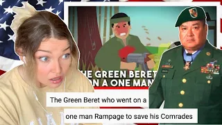 New Zealand Girl Reacts to THE GREEN BERET WHO WENT ON A ONE MADE RAMPAGE TO SAVE HIS COMRADES