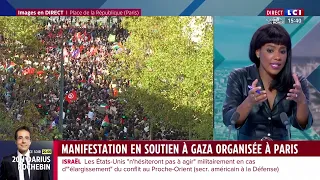 🔴 "Mr Macron, sur la scène internationale vous êtes invisible": à Paris, une manifestation pour Gaza