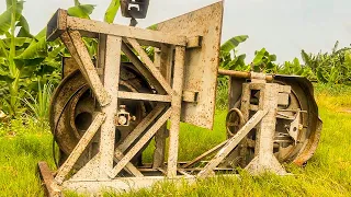 Genius Boy Restores Restore Wood Cutting Band Saw Machine That Have Been Forgotten For Many Years