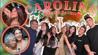 CHRISTMAS CAROLING 🎄(Giving back ❤️) | Criza Taa