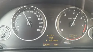 BMW F10 530d, 245Hp Acceleration 0-150km/h