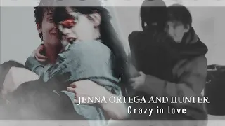Jenna Ortega and Hunter Doohan | Wednesday | Crazy in Love