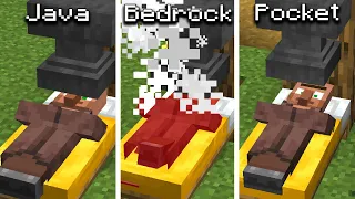 Java vs Bedrock vs Pocket