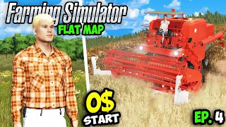 I spent 24 Hours on a Flat Map with $ 0 ... ep.4 🚜