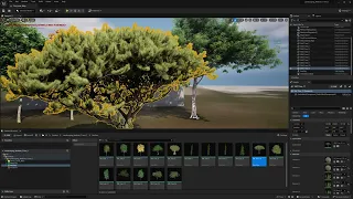 UE5 Landscaping Medium Trees 1 ( Editor )