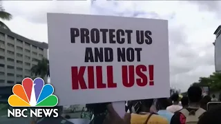 Dozens Killed In Violent Crackdown On Nigeria Protests Against Police Brutality | NBC Nightly News