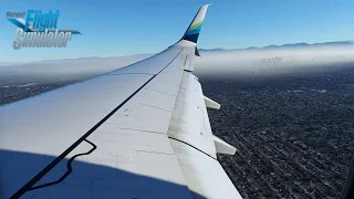 MSFS 2020 - Alaska 737-900ER | Morning flight to Los Angeles