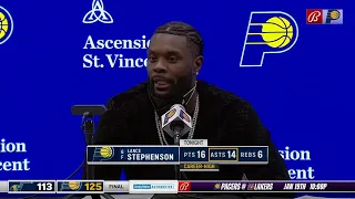 Stephenson: 'We got some hungry guys' on young Pacers team
