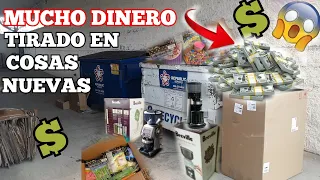 DUMPSTER DIVING🇺🇸🇲🇽  muchos dulces y cosas nuevas en la basura#loquetiranenUSA #dumpsterdiving