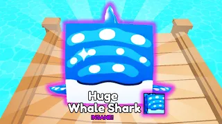 Deep Pool Fishing Until I Catch HUGE WHALE SHARK!! (Pet Simulator 99)