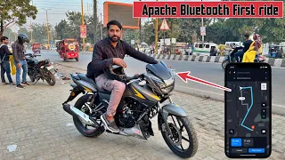 2023 Tvs Apache RTR 160 2V Bluetooth First Ride Review With Navigation