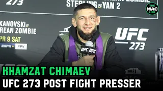 Khamzat Chimaev: ‘I was too obsessed with knocking out Gilbert Burns. I’ll be smarter next time’