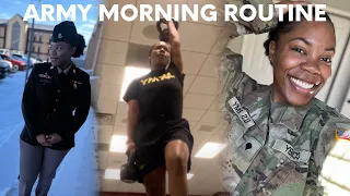 MILITARY MORNING ROUTINE | DAY IN THE LIFE OF A FEMALE ARMY SOLDIER