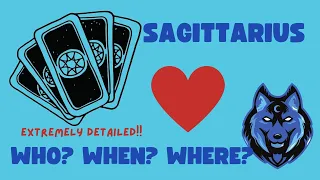 SAGITTARIUS ♐ WHO? WHEN? WHERE? SINGLES APRIL 2022 TAROT CARD READING + INITIALS & CHARMS 🧿