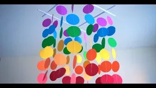 DIY Simple Home Decor - Hanging Paper Craft - Handmade Decoration - Wind Chime