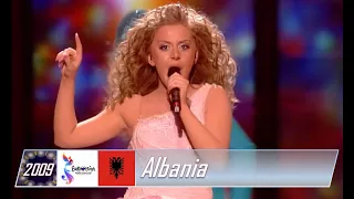 eurovision 2009 Albania 🇦🇱 Kejsi Tola - Carry me in your dreams