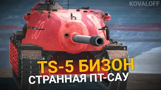 ЭТА ПТ-САУ МЕНЯ УДИВИЛА - КУПИЛ TS-5 БИЗОН | TANKS BLITZ