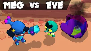 MEG vs EVE | 1vs1 | Brawl Stars