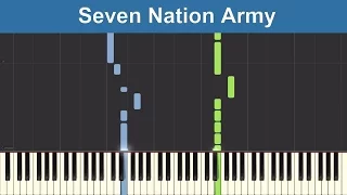 Seven Nation Army - The White Stripes - Synthesia Piano Tutorial