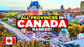 All PROVINCES in CANADA Ranked WORST to BEST