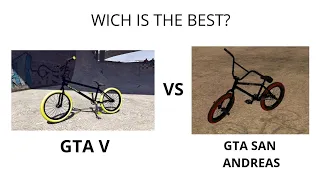 BMX GTA V dan BMX GTA SAN ANDREAS, mana yang paling bagus?