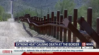 Heat exposure kills over 100 migrants along Southwest Border