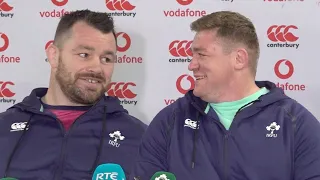 When two props are put into a press conference together | Tadhg Furlong & Cian Healy preview England