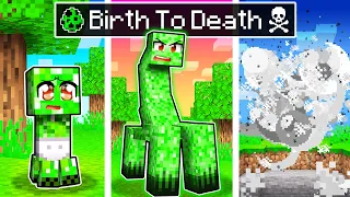 BIRTH to DEATH of a MUTANT CREEPER in Minecraft!