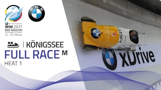 Full Race  2-Man Bobsleigh Heat 1 | Königssee | BMW IBSF World Championships 2017