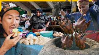 Traditional Food Feast in Azerbaijani Village 🇦🇿 Cooking all the cuts of lamb + Catfish Kebab