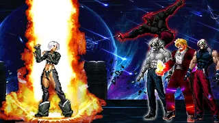 [KOF Mugen] | Mugen Fight Club | Shira Angel Vs Ultimate Rugal Team