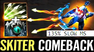 🔥 SKITER Drow Ranger Carry 23.000 GOLD Comeback — 135% SLOW Eye Of Skadi + Frost Arrows Dota 2 Pro