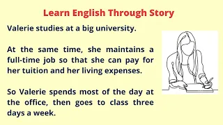 Learn English through story | English stories 🔥 | Take Care of Yourself