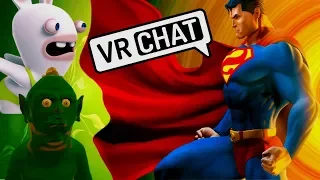 VRChat - СУПЕРМЕН В БЕДЕ НЕ БРОСИТ/КРОЛИК-ПИКАПЕР/БЕЗУМНЫЙ ПАДИК #28