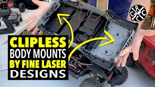 Clipless Body Mounts from Fine Laser Designs Will Make Mount Your RC Body A LOT Easier