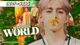 [SEVENTEEN - '_WORLD'] Instrumental + Karaoke (Easy Lyrics) | PATREON REQUESTED