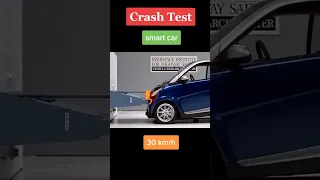 Crash test Smart car 30km/h Subscribe to me for more videos like this.