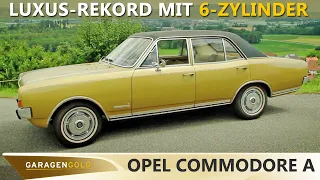 Opel Commodore A: Luxus-Rekord mit Reihensechszylinder | Garagengold