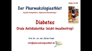 Pharmakologie des Diabetes mellitus: nicht-insulinotrope orale Antidiabetika !