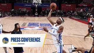 Moses Moody Postgame Press Conference | Las Vegas Summer League