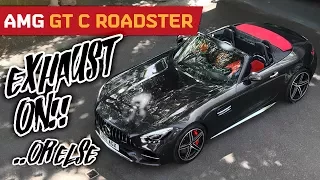 EXHAUST ON! AMG GT C Roadster - The definitive Sound Video!