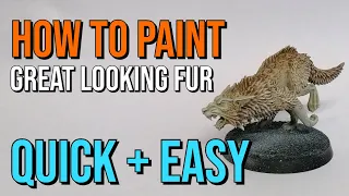 How to Paint Fur Quick and Easy!