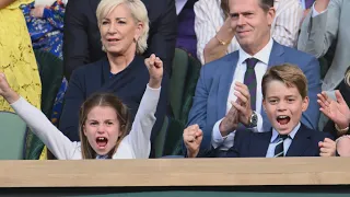 Prince George and Princess Charlotte SCREAM at Wimbledon!