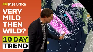 10 day trend 09/11/22 – Very mild then wild? – Met Office UK