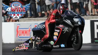 2024 NHRA Four-Wide Nationals | Pro Stock Motorcycle Friday Qualifying | Charlotte, NC