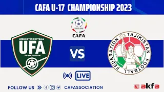 UZBEKISTAN vs TAJIKISTAN  | MD4| CAFA U17 Championship 2023