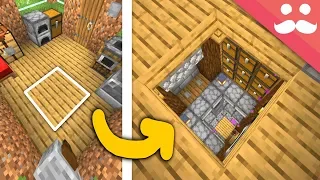 Hidden Base under my House in Minecraft